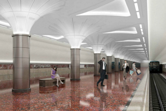 Строительство участка от станции метро Жулебино до станции метро Котельники